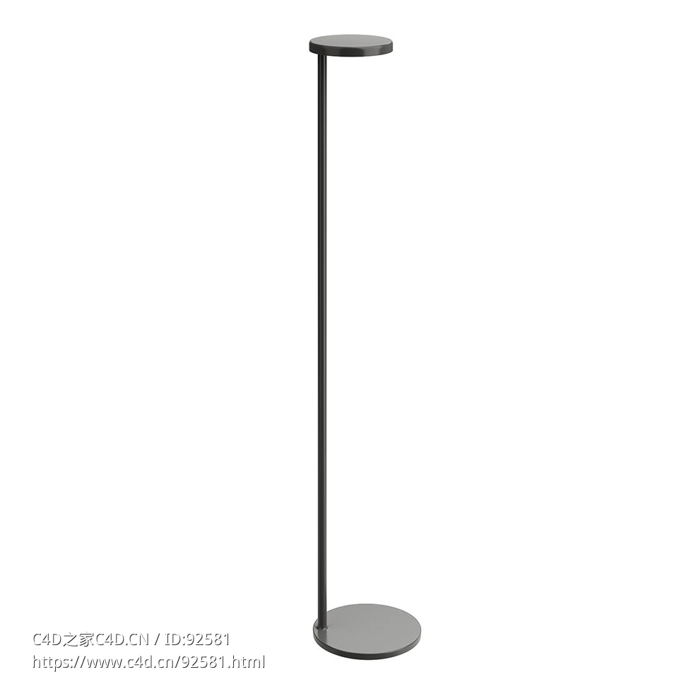 Flos斜形落地灯3D模型素材下载Oblique Floor Lamp by Flos - C4D之家 - 2056.jpg