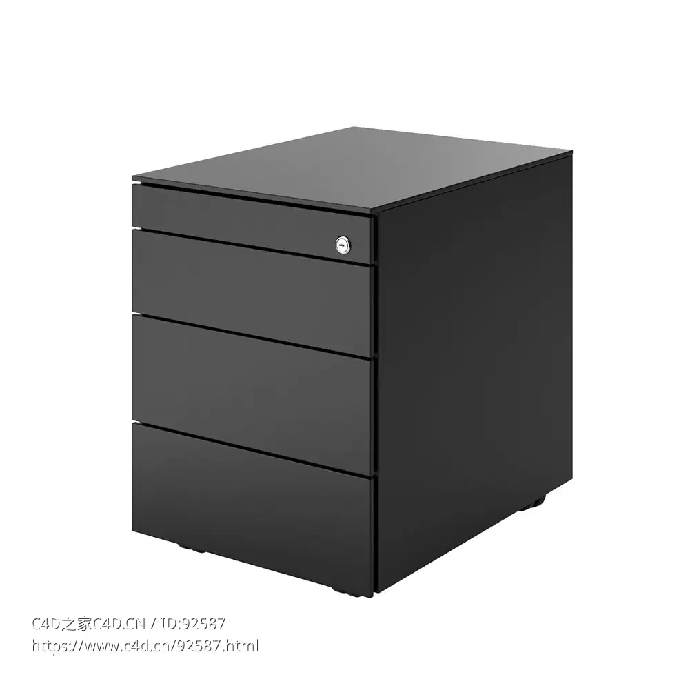 MDF Italia办公文件柜3D模型素材下载Office Cabinet by MDF Italia