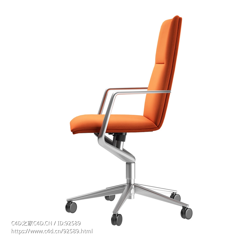 Wilkhahn索拉291磨砂办公椅3D模型素材下载Office Chair Sola 291 Satin by Wilkhahn