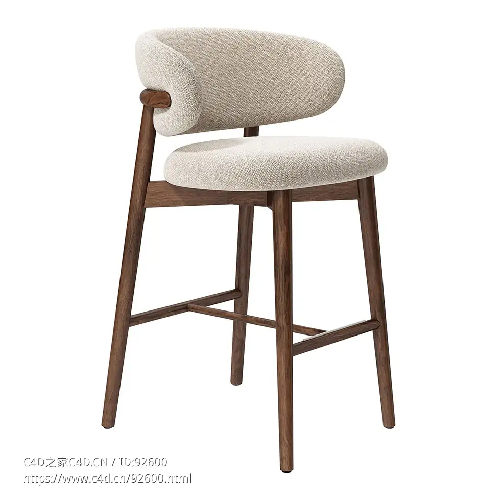 Calligaris木兰德罗吧凳3D模型素材下载Oleandro Stool by Calligaris - C4D之家 - 2075.jpg