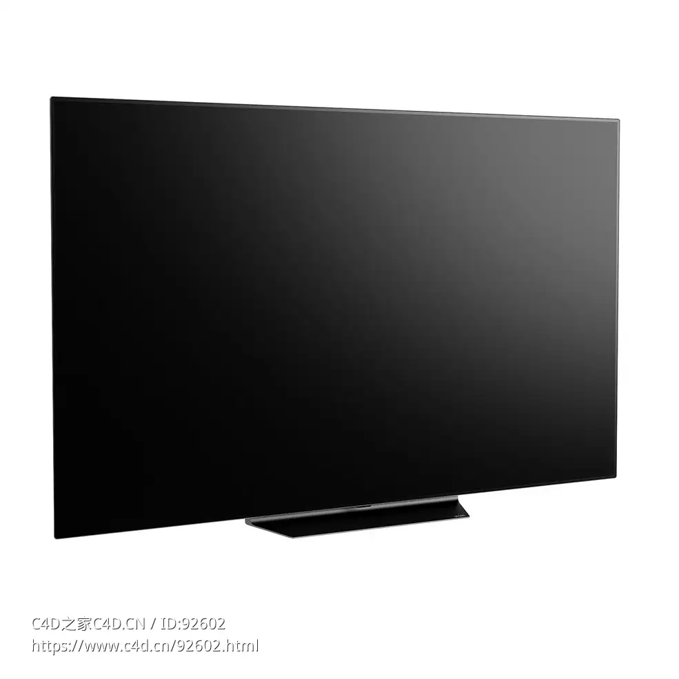 LG B9系列4K有机电视3D模型素材下载OLED B9 4K TV by LG - C4D之家 - 2077.jpg