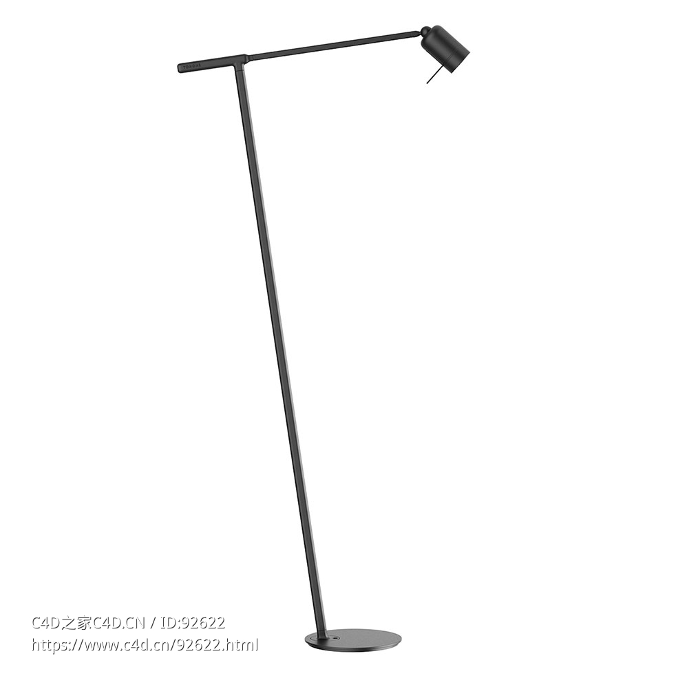 Tonone ONE+系列独立式落地灯3D模型素材下载ONE + Floor Free-Standing Lamp by Tonon