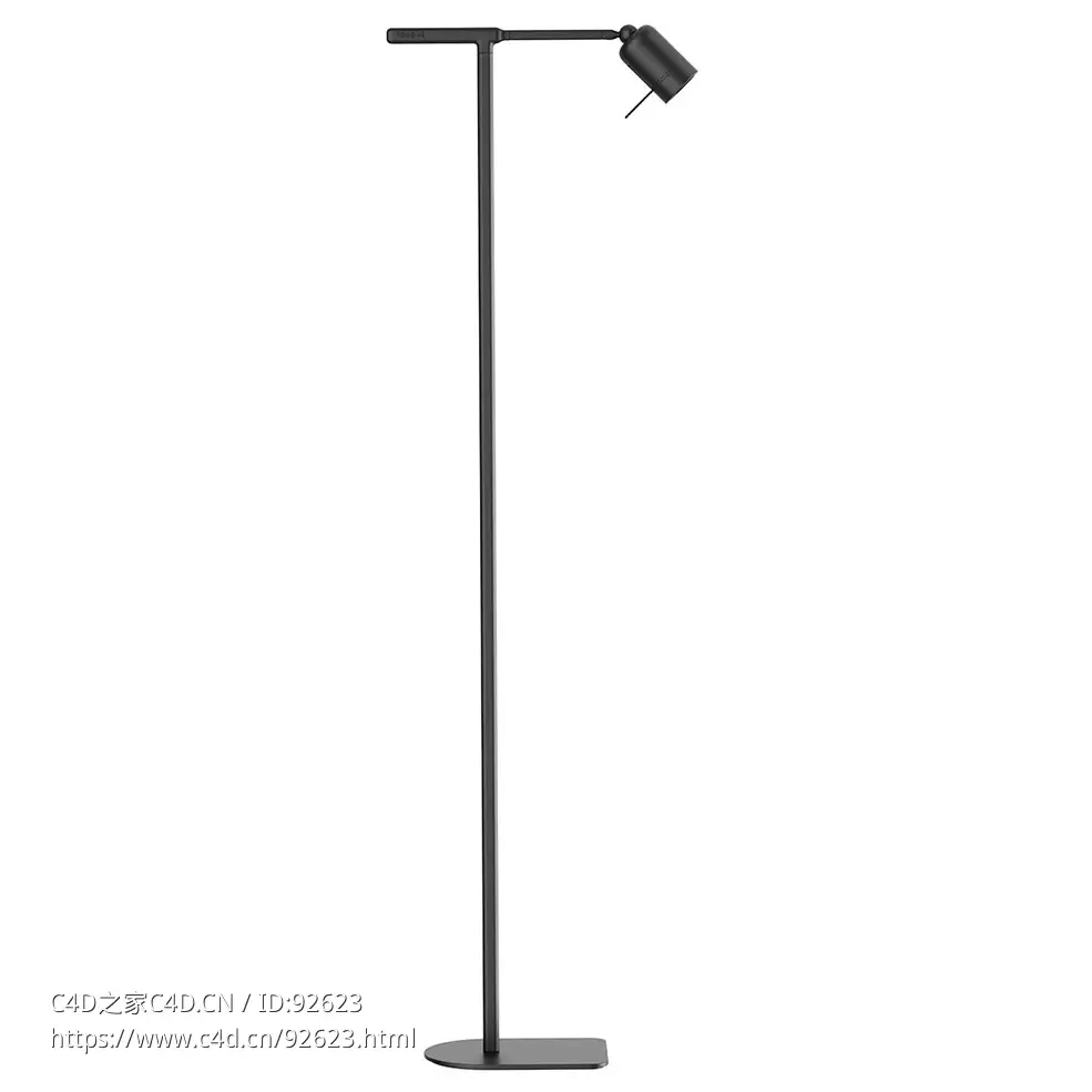 Tonone ONE+系列直立式落地灯3D模型素材下载ONE + Floor Straight Lamp by Tonone
