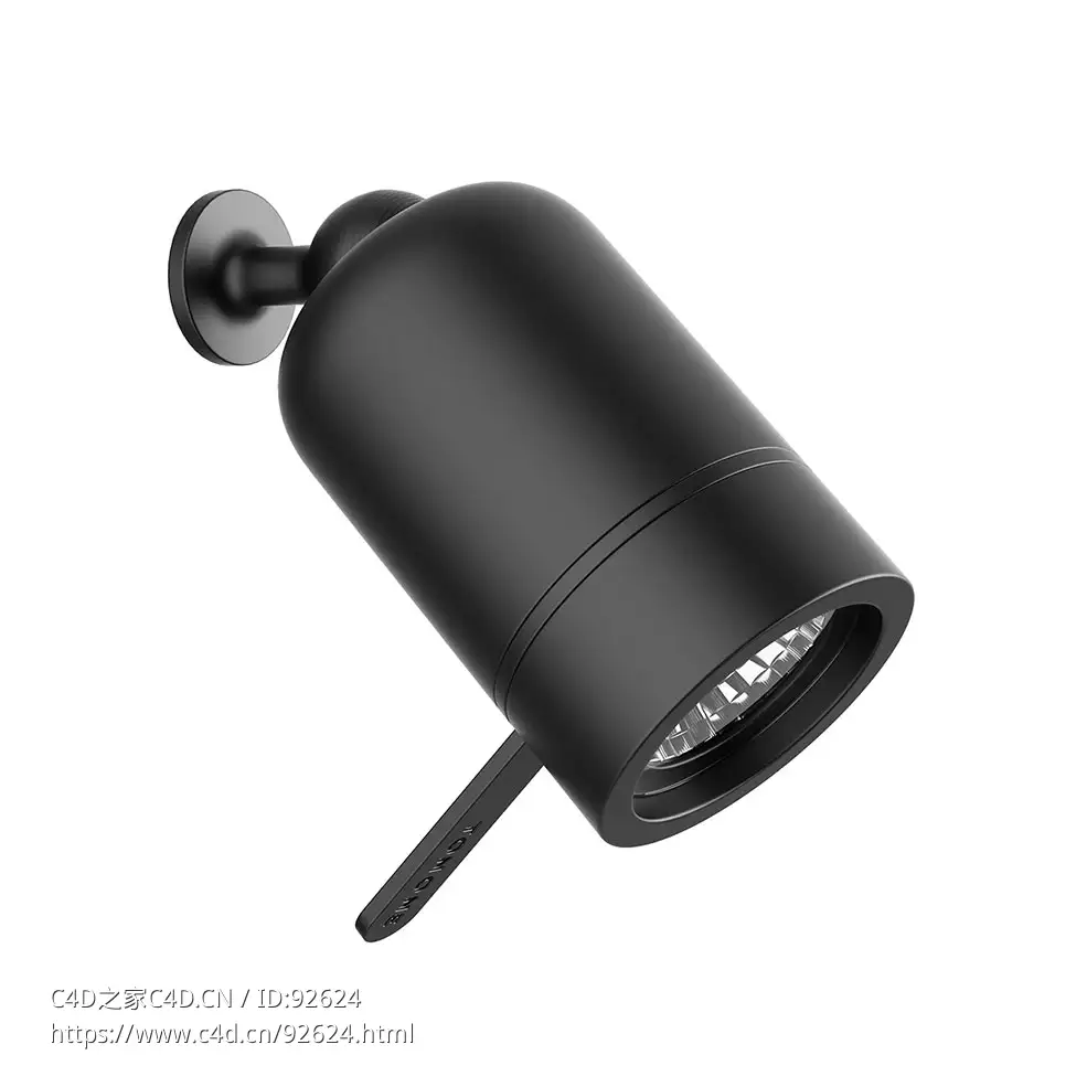 Tonone ONE+系列壁挂旋钮灯3D模型素材下载ONE + Wall Knob Lamp by Tonone