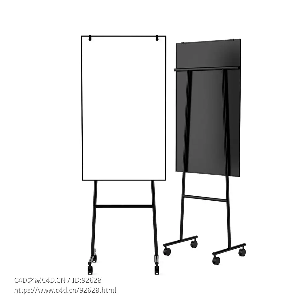 林特克斯移动翻页白板3D模型素材下载One Mobile Flip Chart by Lintex - C4D之家 - 2103.jpg