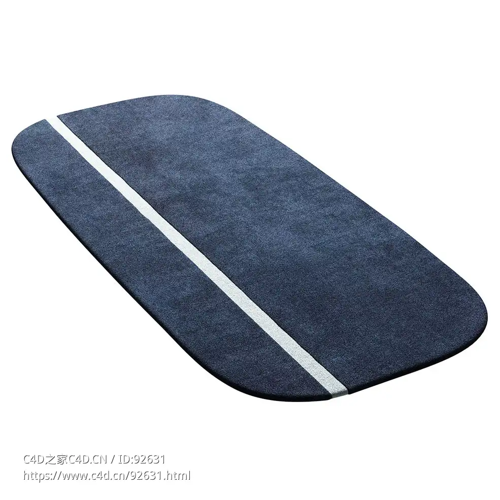 诺曼哥本哈根乌娜长方形地毯 90x2003D模型素材下载Oona Rug 90x200 by Normann Copenh - C4D之家 - 2106.jpg