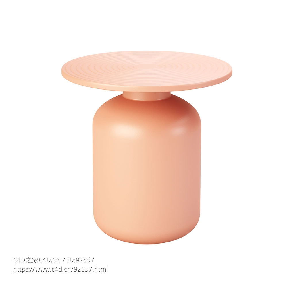 美逊达达乌斯曼边桌3D模型素材下载Ousmane Side Table by Maison Dada - C4D之家 - 2132.jpg