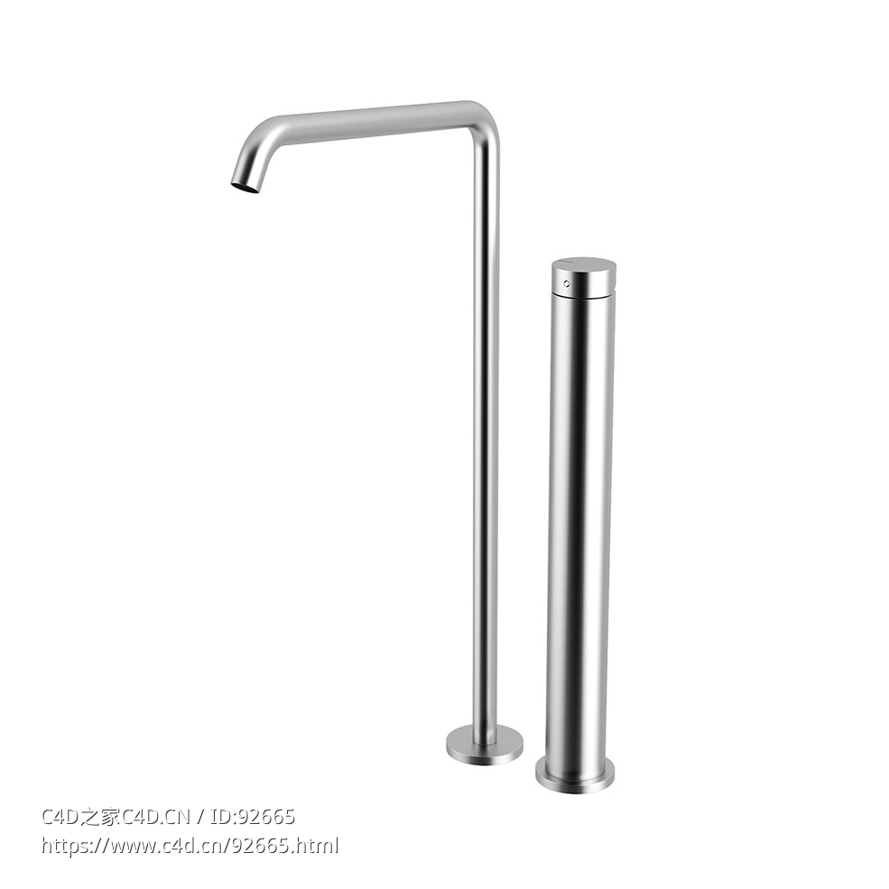 麦克罗OX落地式龙头3D模型素材下载OX Floorstanding Taps by Makro