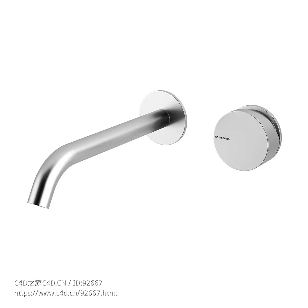麦克罗OX壁挂式混水龙头3D模型素材下载OX Wall Mixer Taps by Makro