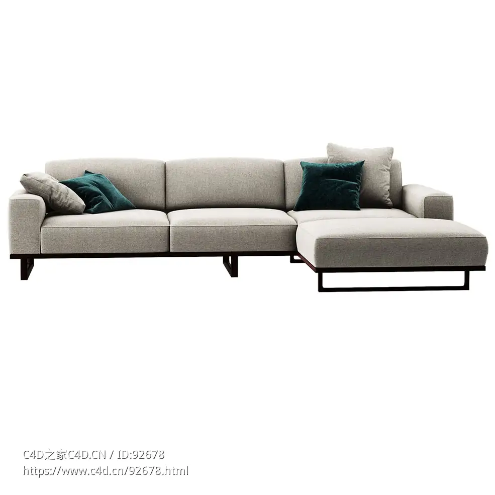 维特曼宫殿沙发3D模型素材下载Palais Sofa by Wittmann