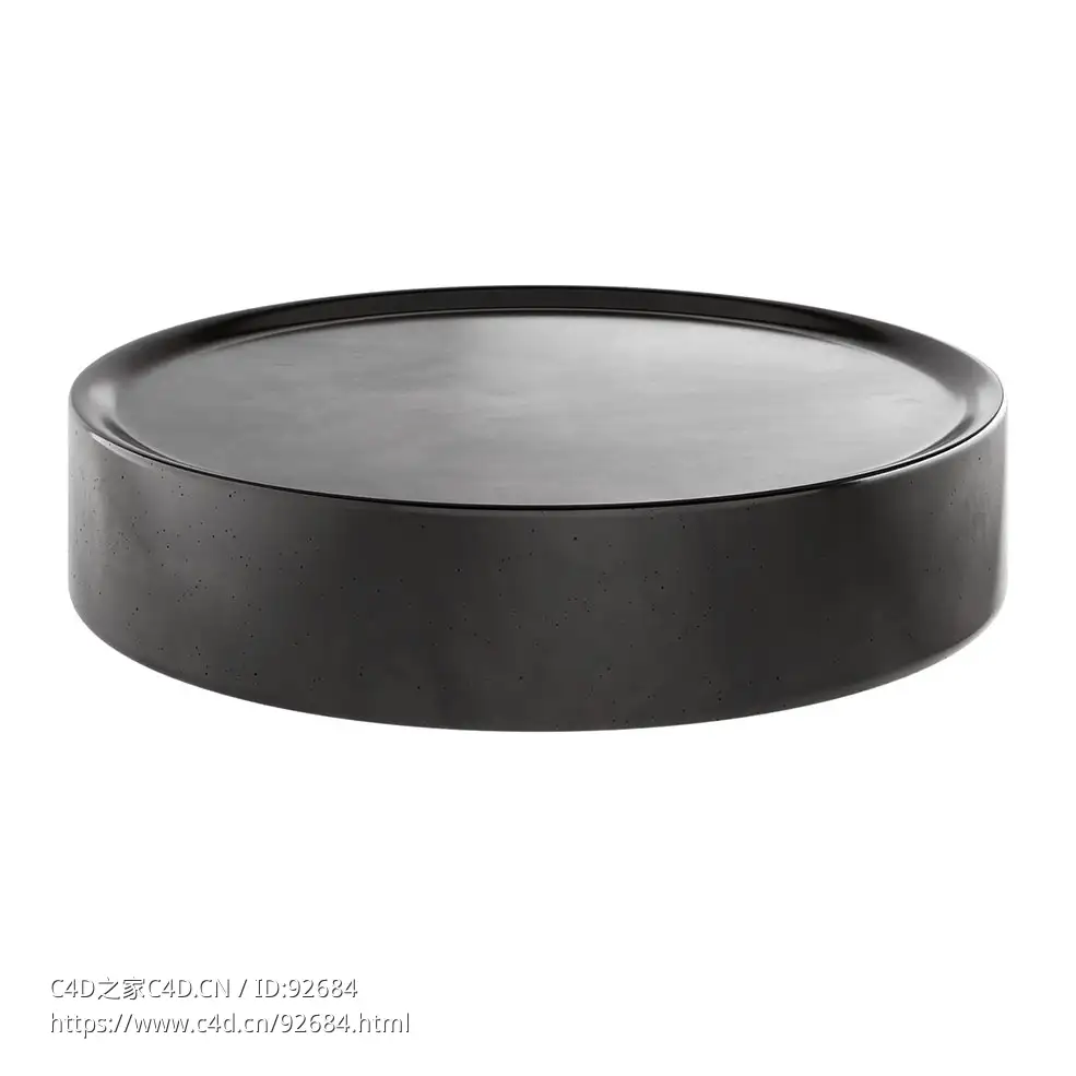 诺尔全景低茶几3D模型素材下载Panoramic Low Table by Knoll