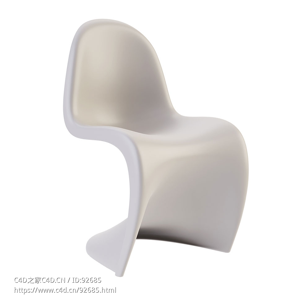维特拉潘顿儿童椅3D模型素材下载Panton Chair Junior by Vitra