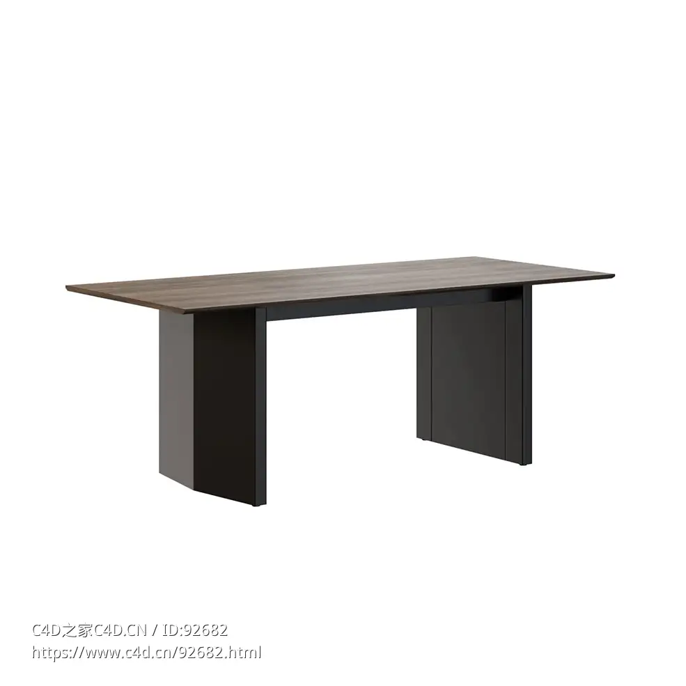 诺曼哥本哈根板式餐桌 2003D模型素材下载Panel Table 200 by Normann Copenhagen