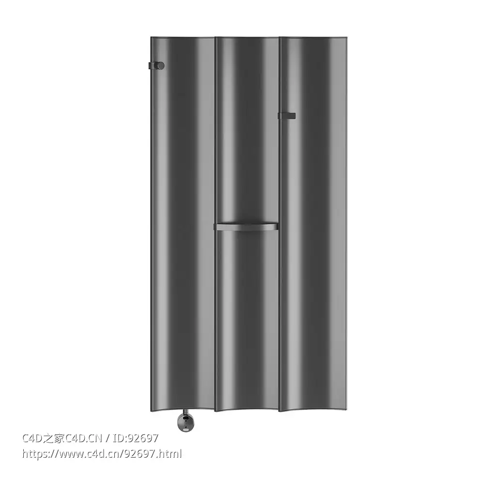 卡莱多括号竖式装饰散热器 6573D模型素材下载Parenthesis Vertical Decorative Radiat