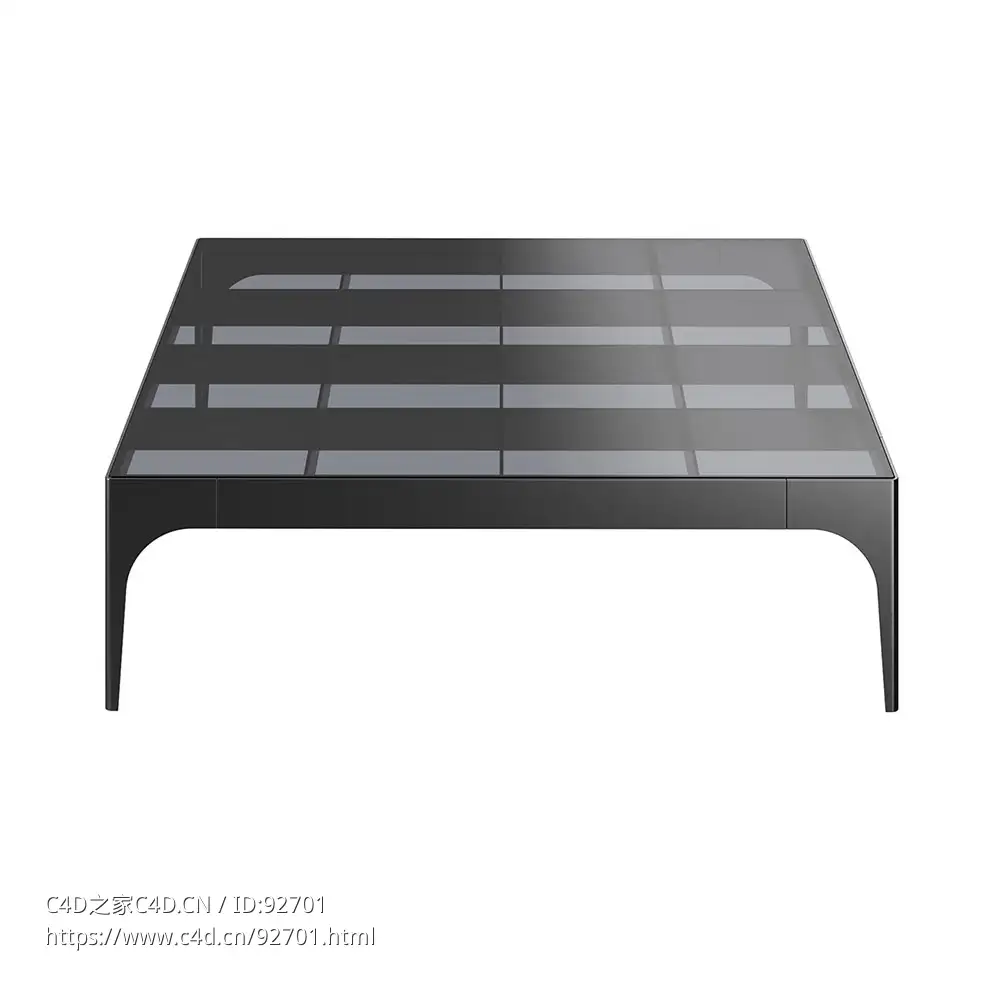 博纳尔多帕西方形茶几3D模型素材下载Passy Square Coffee Table by Bonaldo - C4D之家 - 2176.jpg