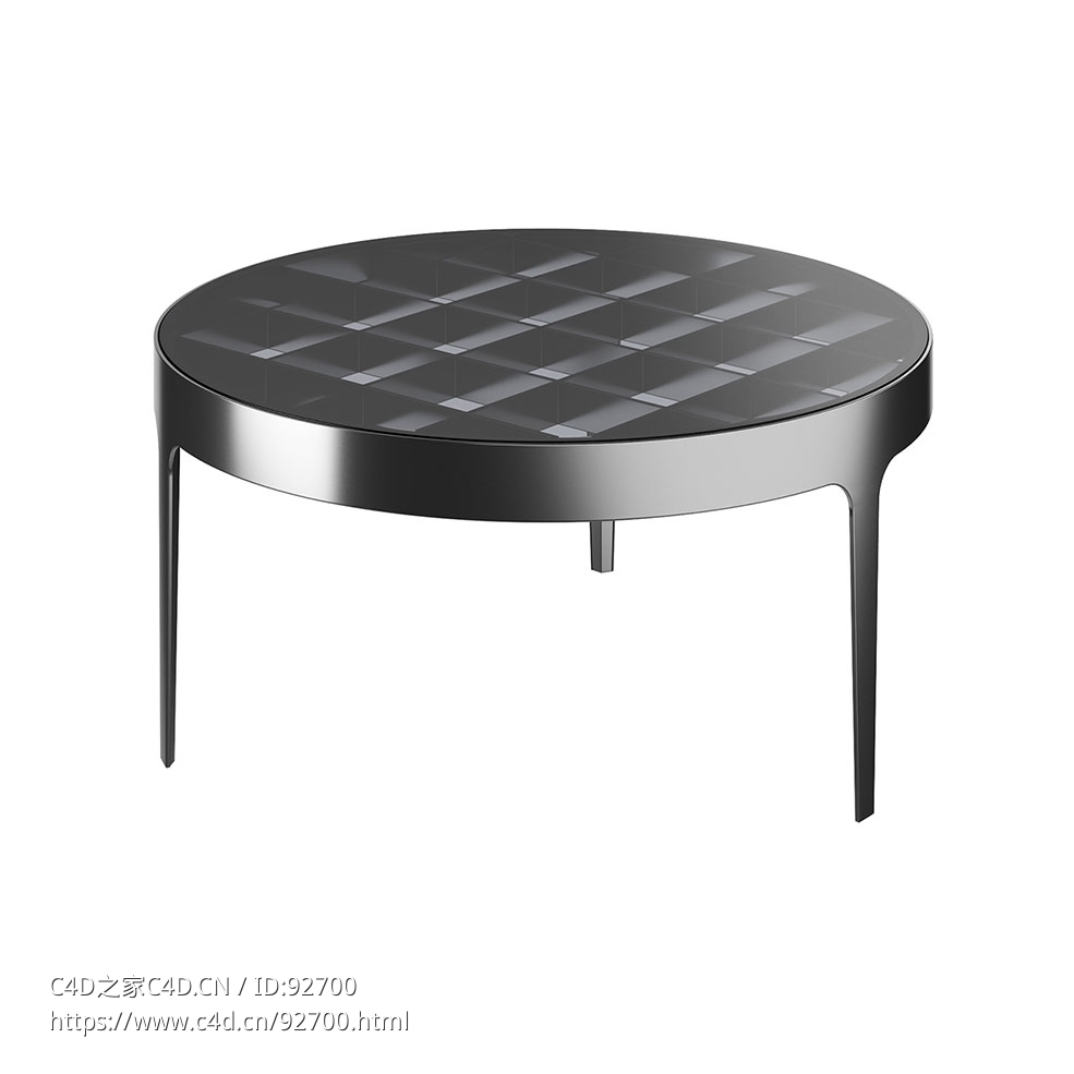 博纳尔多帕西圆形茶几3D模型素材下载Passy Round Coffee Table by Bonaldo - C4D之家 - 2175.jpg