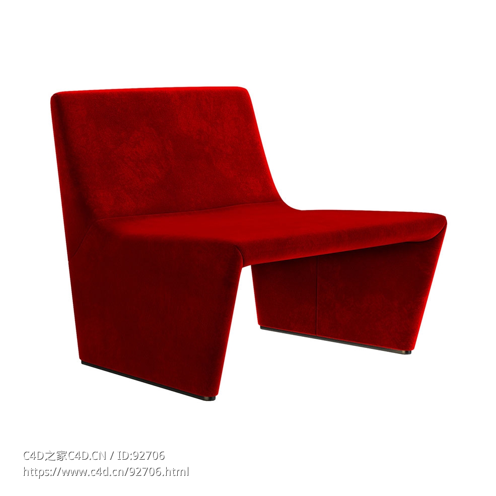 维泽罗尼帕蒂椅3D模型素材下载Patty Chair by Verzelloni - C4D之家 - 2181.jpg