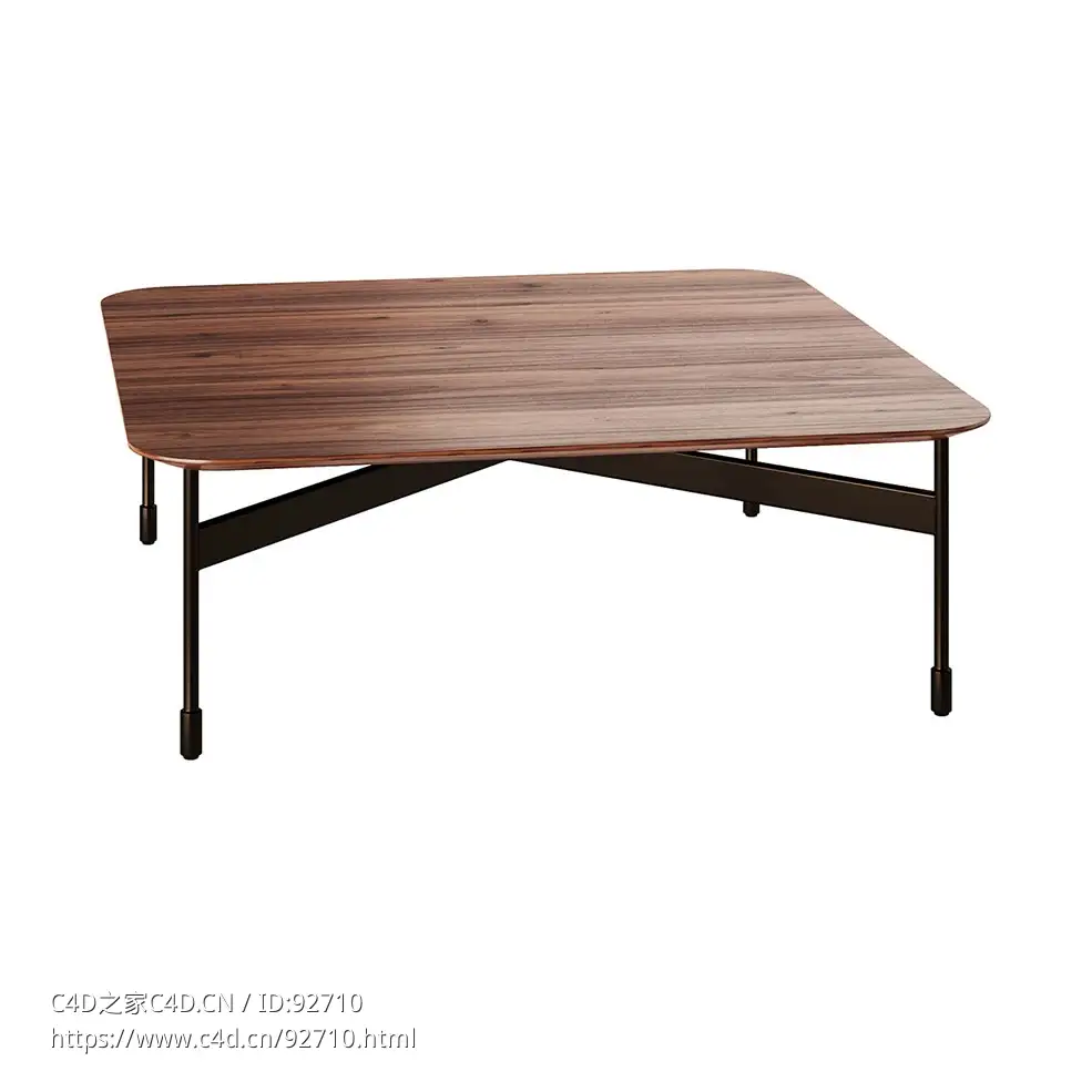 博纳尔多峰形方茶几3D模型素材下载Peak Square Coffee Table by Bonaldo - C4D之家 - 2185.jpg