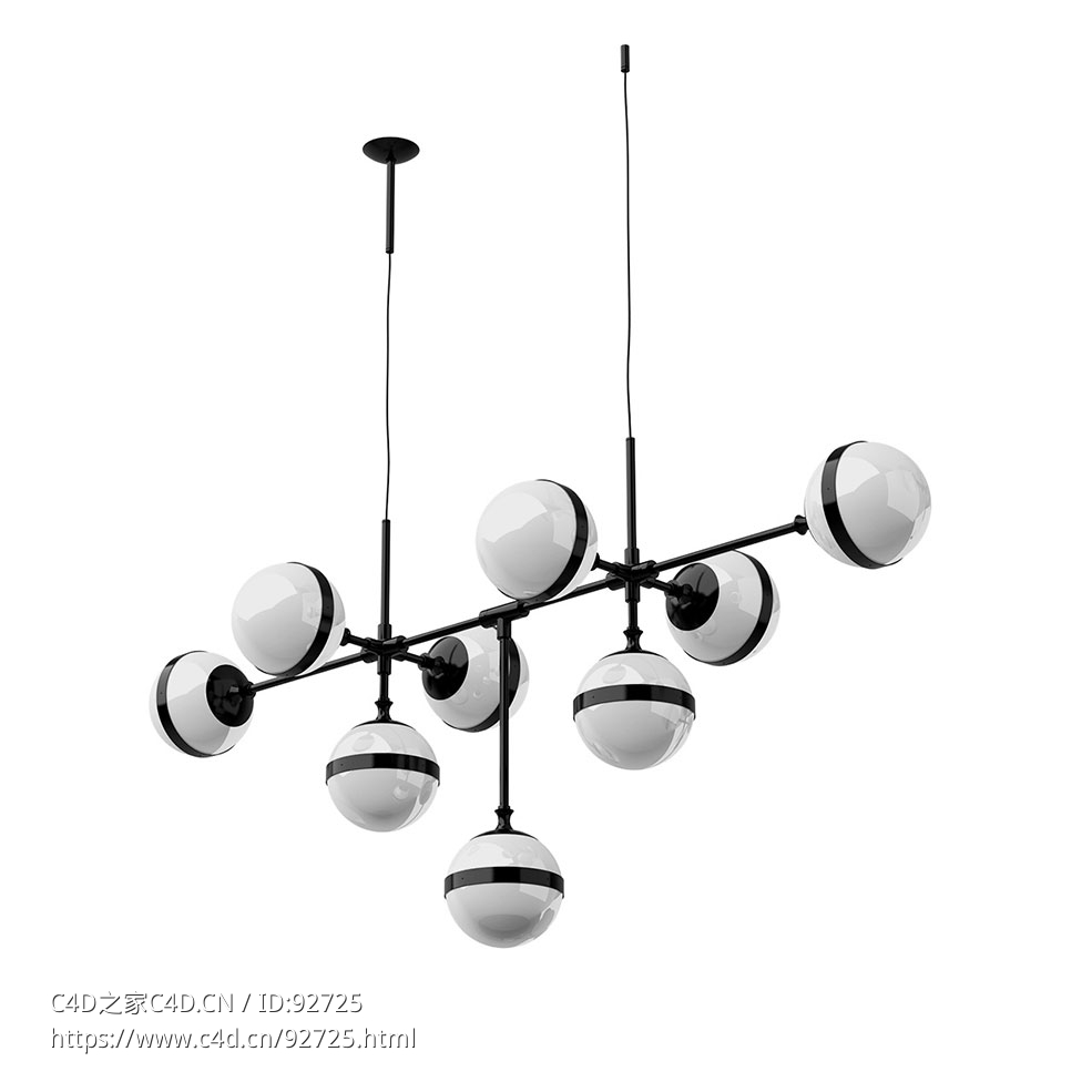 维斯托西佩吉SP吊灯3D模型素材下载Peggy SP Pendant Lamp by Vetreria Vistosi - C4D之家 - 2200.jpg