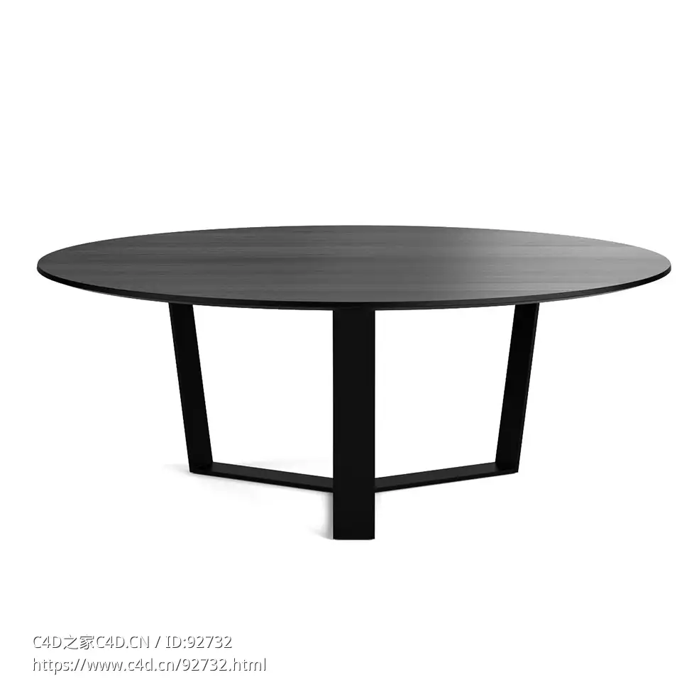 莫尔品牌佩罗圆形餐桌3D模型素材下载Pero Table Round by More - C4D之家 - 2207.jpg