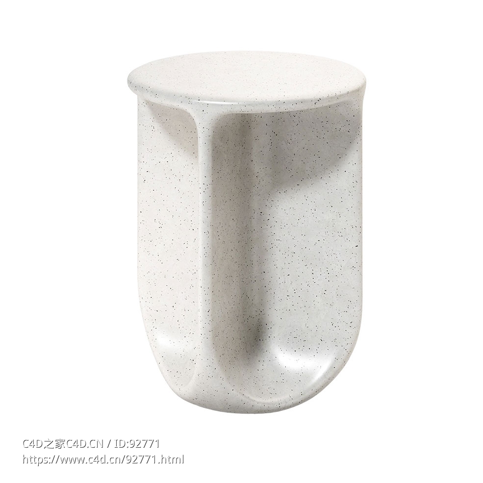 迷你福姆斯品牌平托边桌3D模型素材下载Pinto Side Table by Miniforms - C4D之家 - 2246.jpg