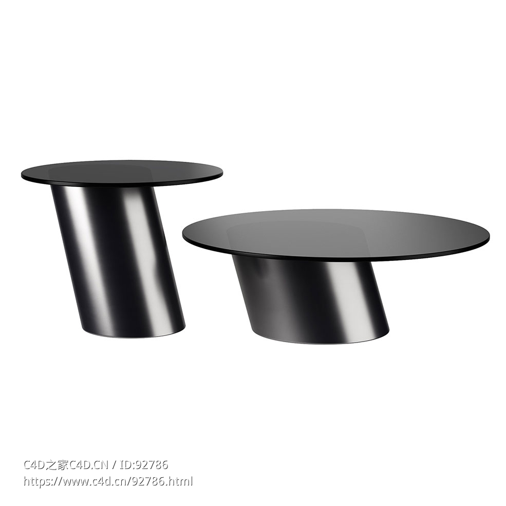 保纳多品牌比萨咖啡桌3D模型素材下载Pisa Coffee Table by Bonaldo - C4D之家 - 2261.jpg