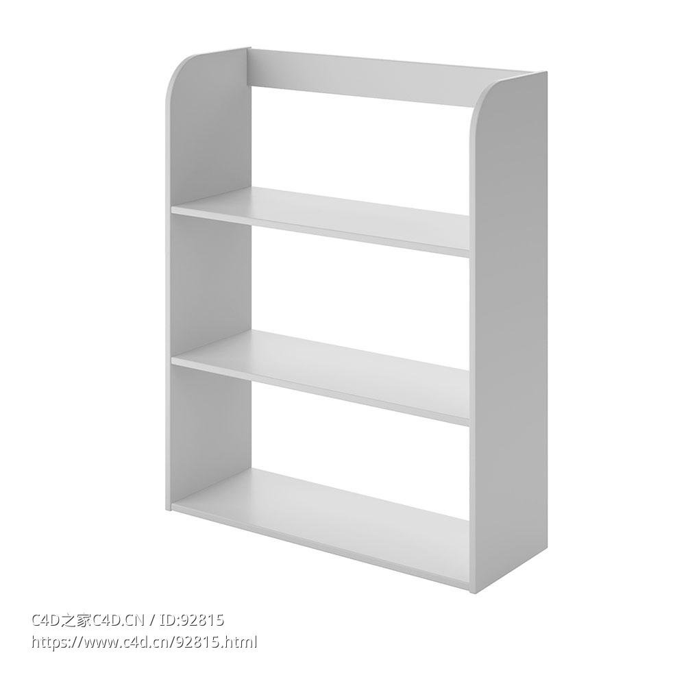 弗莱克萨品牌游戏架3D模型素材下载Play Shelf by Flexa