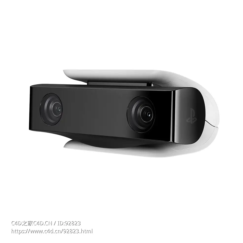 索尼品牌PlayStation 5高清摄像头3D模型素材下载PlayStation 5 HD Camera by Sony