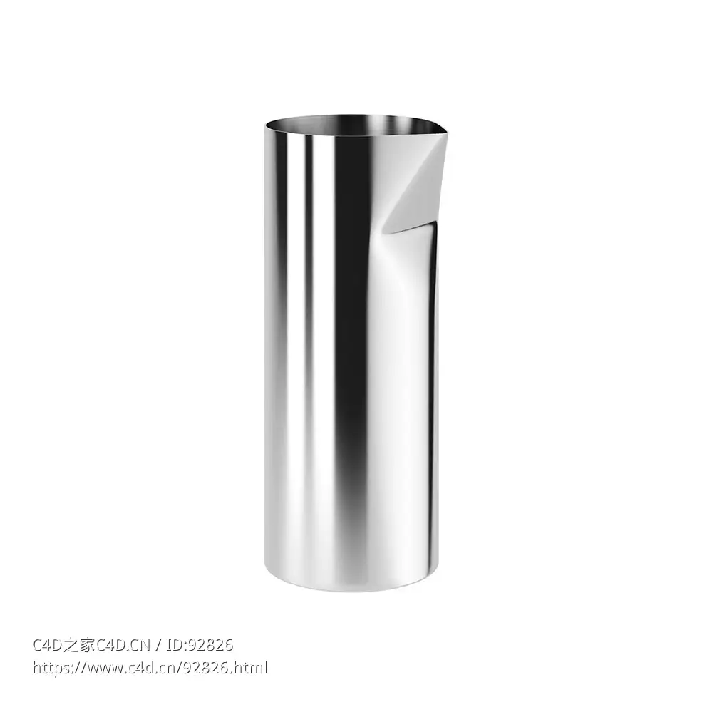 褶皱水壶 (New Works出品装饰水壶)3D模型素材下载Pleat Water Pitcher by New Works