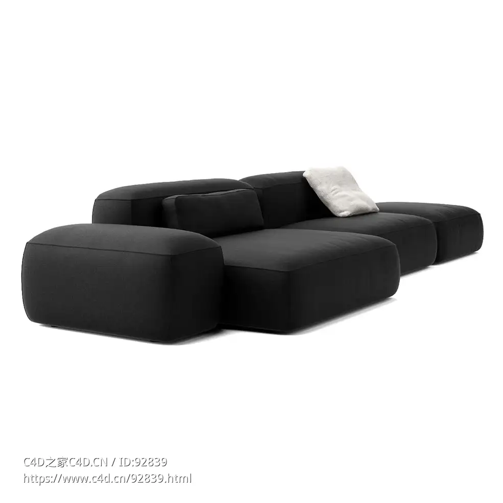 加号沙发 (Lapalma品牌现代沙发)3D模型素材下载Plus Sofa by Lapalma