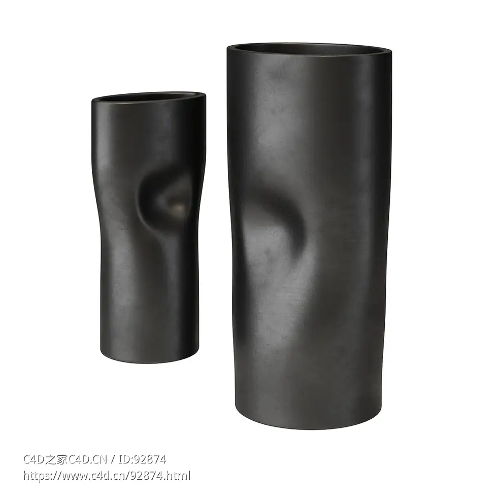 入口花瓶 (Origin Made装饰花器)3D模型素材下载Portal Vase by Origin Made