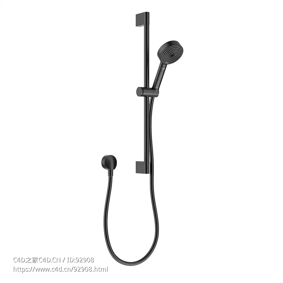 脉冲精选滑杆花洒 (汉斯格雅淋浴系统)3D模型素材下载Pulsify Select S Shower with Sh