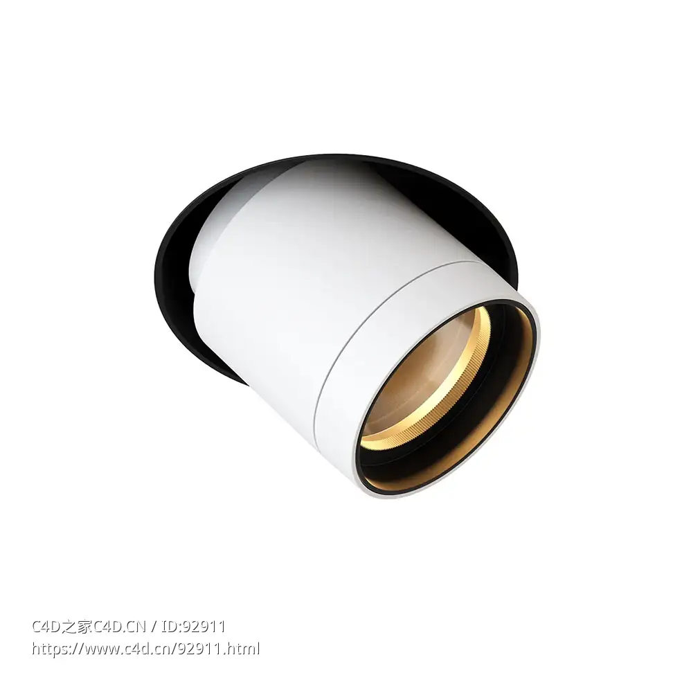 纯净筒灯 (Flos照明)3D模型素材下载Pure Downlight by Flos