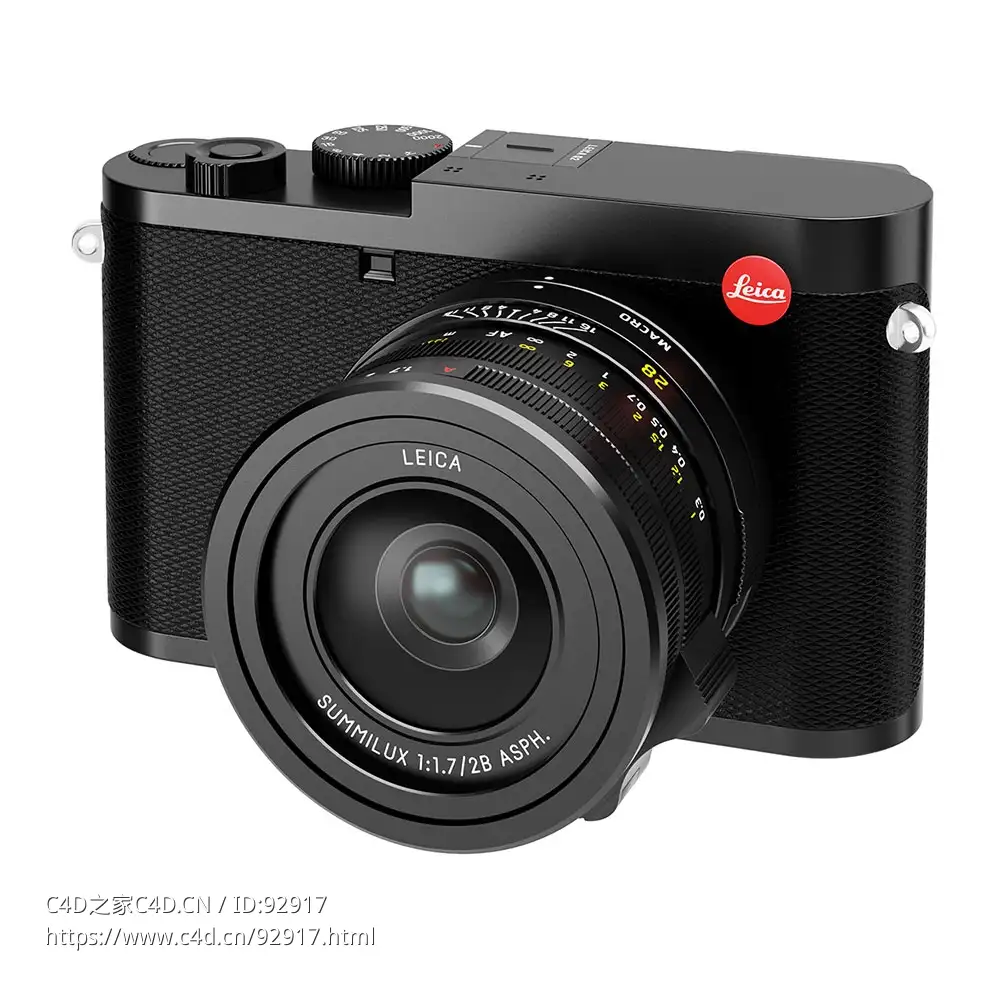 Q2数码相机 (徕卡相机)3D模型素材下载Q2 Digital Camera by Leica