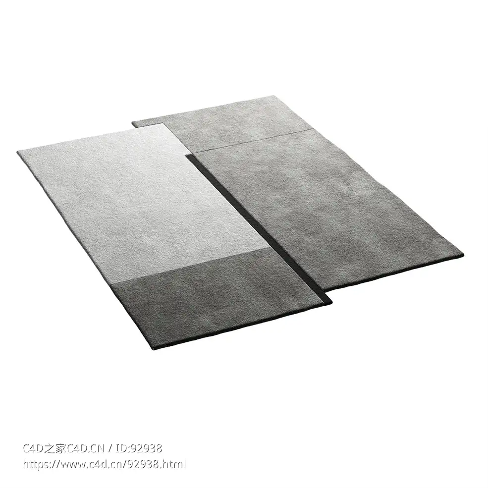 Bonaldo品牌拉巴特地毯3D模型素材下载Rabat Rug by Bonaldo