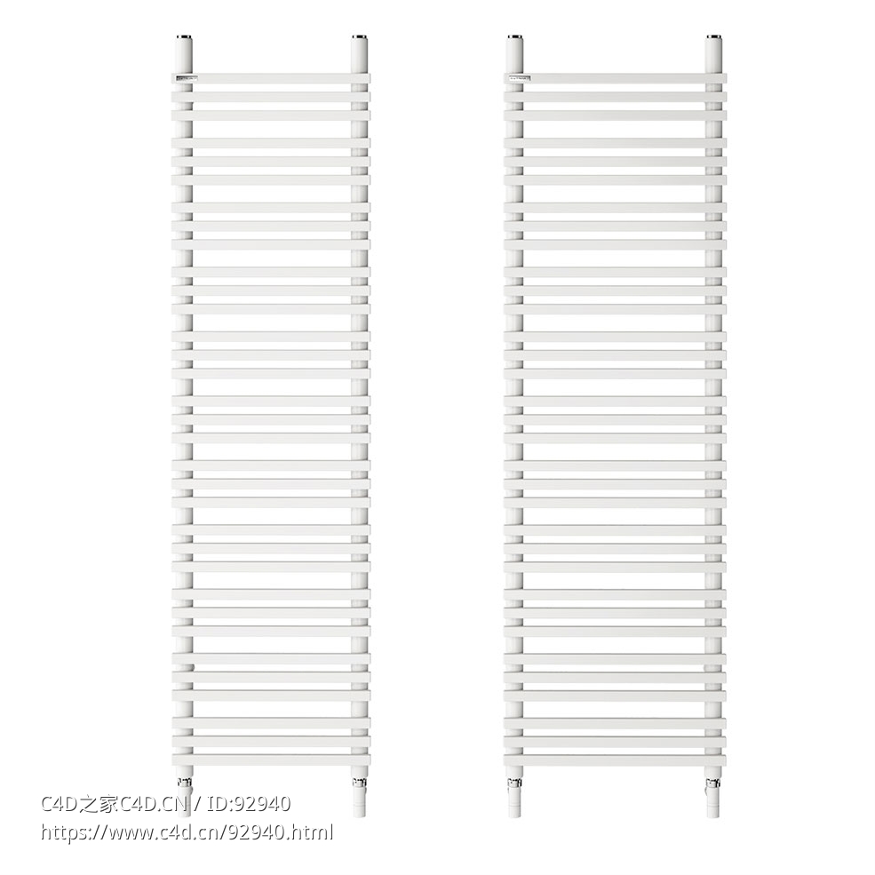 Antrax品牌162型兔子暖毛巾架3D模型素材下载Rabbit H20 Towel Warmer 162 by Antrax