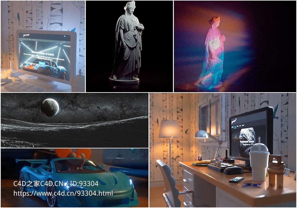 灰猩猩OC渲染器简介入门基础教程 GreyscaleGorilla – Fundamental of Octane - C4D之家 - photo-collage.jpg