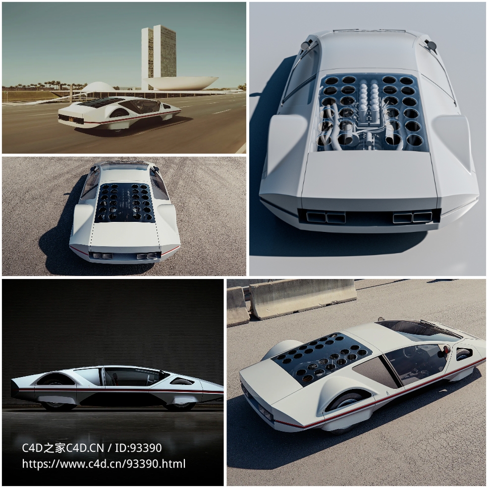 法拉利概念车Ferrari 512 S Modulo