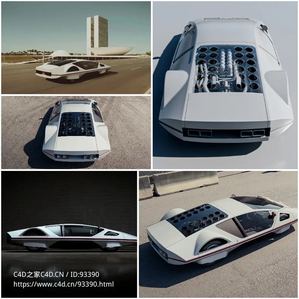 法拉利概念车Ferrari 512 S Modulo