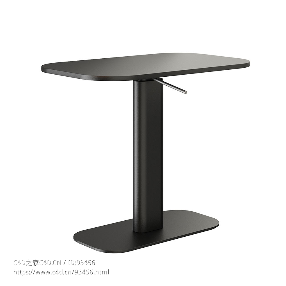 Arper品牌可调节咖啡桌3D模型素材下载Ralik Adjustable Coffee Table by Arper