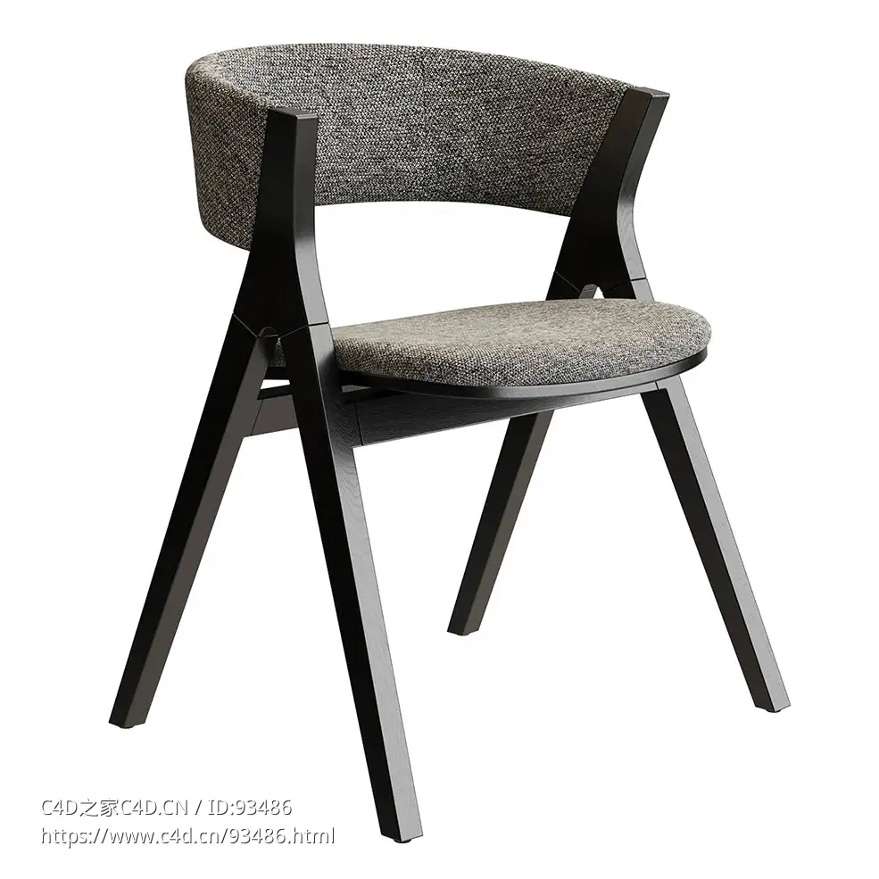 Bonaldo品牌雷莫餐椅3D模型素材下载Remo Chair by Bonaldo