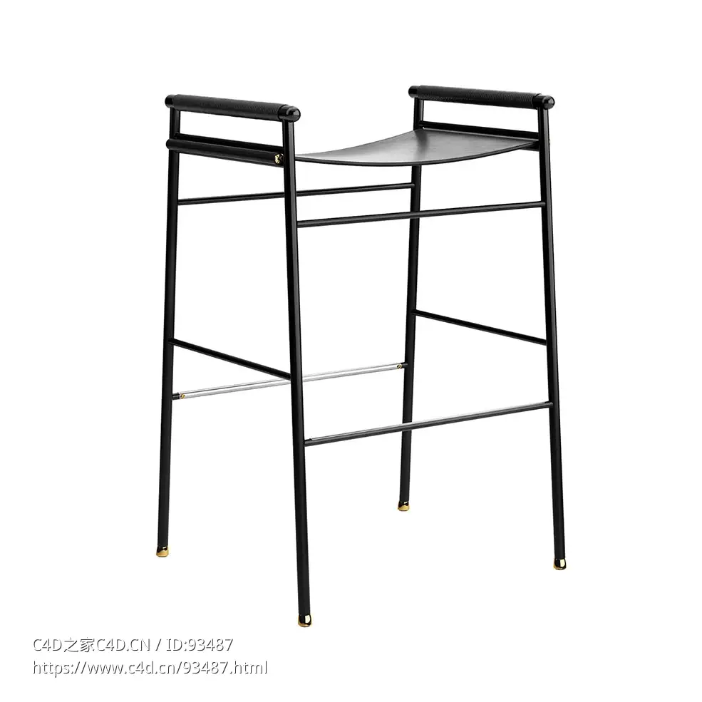 Jover Valls品牌休憩吧台椅3D模型素材下载Repose Bar Stool by Jover Valls