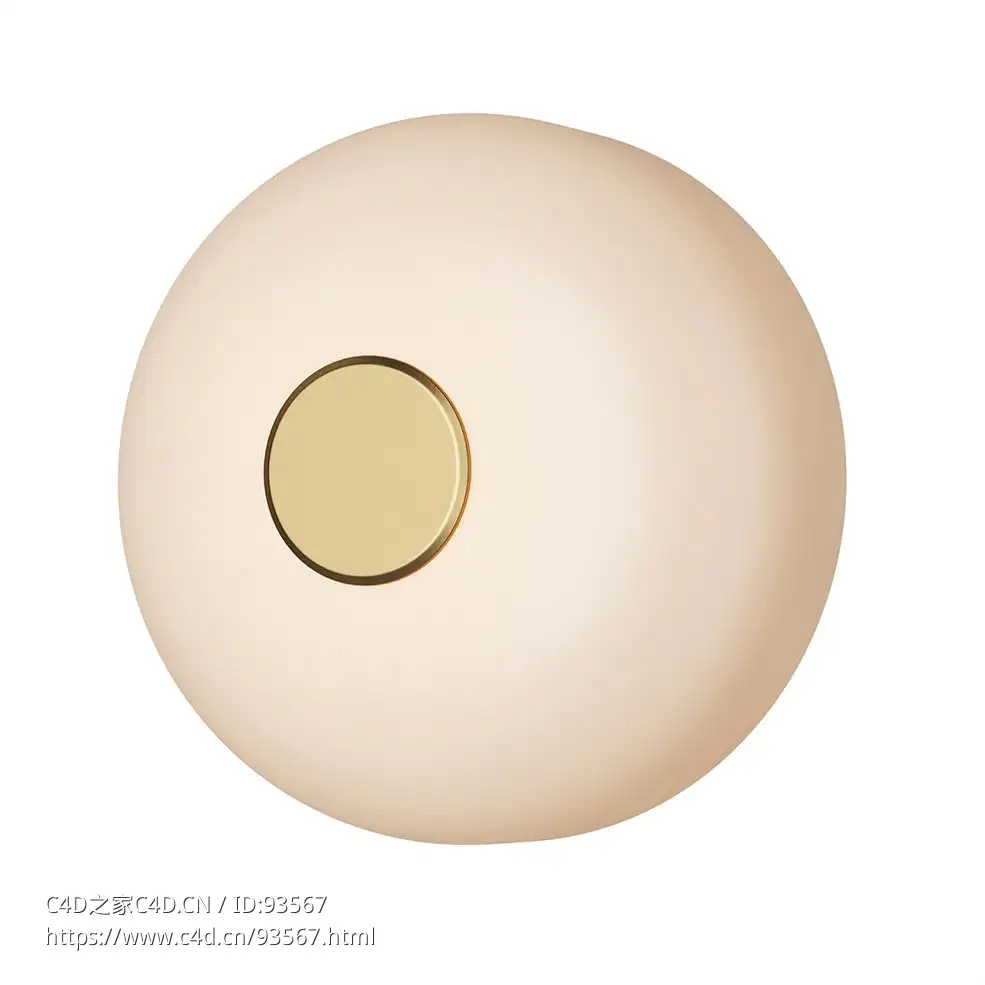 壁挂式灯具现代壁灯3D模型素材下载Rolo Wall Sconce by Articolo Studios - C4D之家 - 2530.jpg