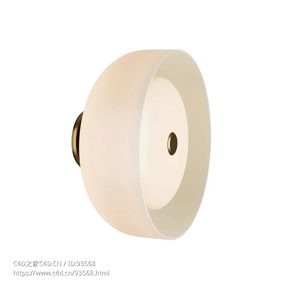 前投射壁灯定向照明壁灯3D模型素材下载Rolo Wall Sconce Facing Forward by Articolo - C4D之家 - 2531.jpg