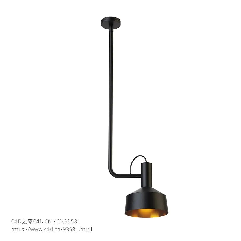 1号吊灯1681E0BK2特制吊灯3D模型素材下载Roomor 1 Pendant Light 1681E0BK2 by Wever - C4D之家 - 2544.jpg