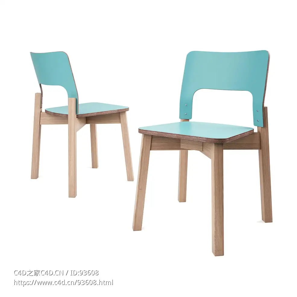 S293椅子基础款餐椅3D模型素材下载S293 Chair by Balzar Beskow