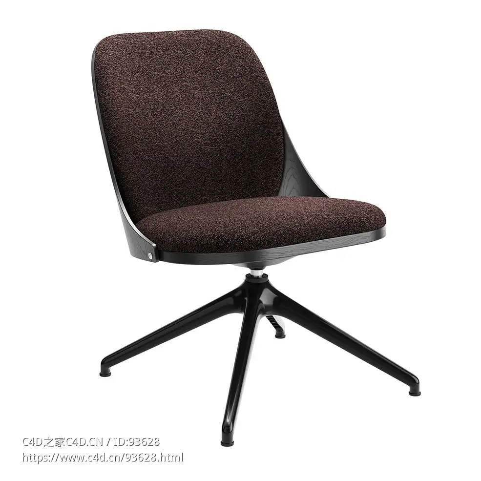 休闲椅Saf111P高端休闲椅3D模型素材下载Sander Lounge Chair Saf111P by Karl Anderss