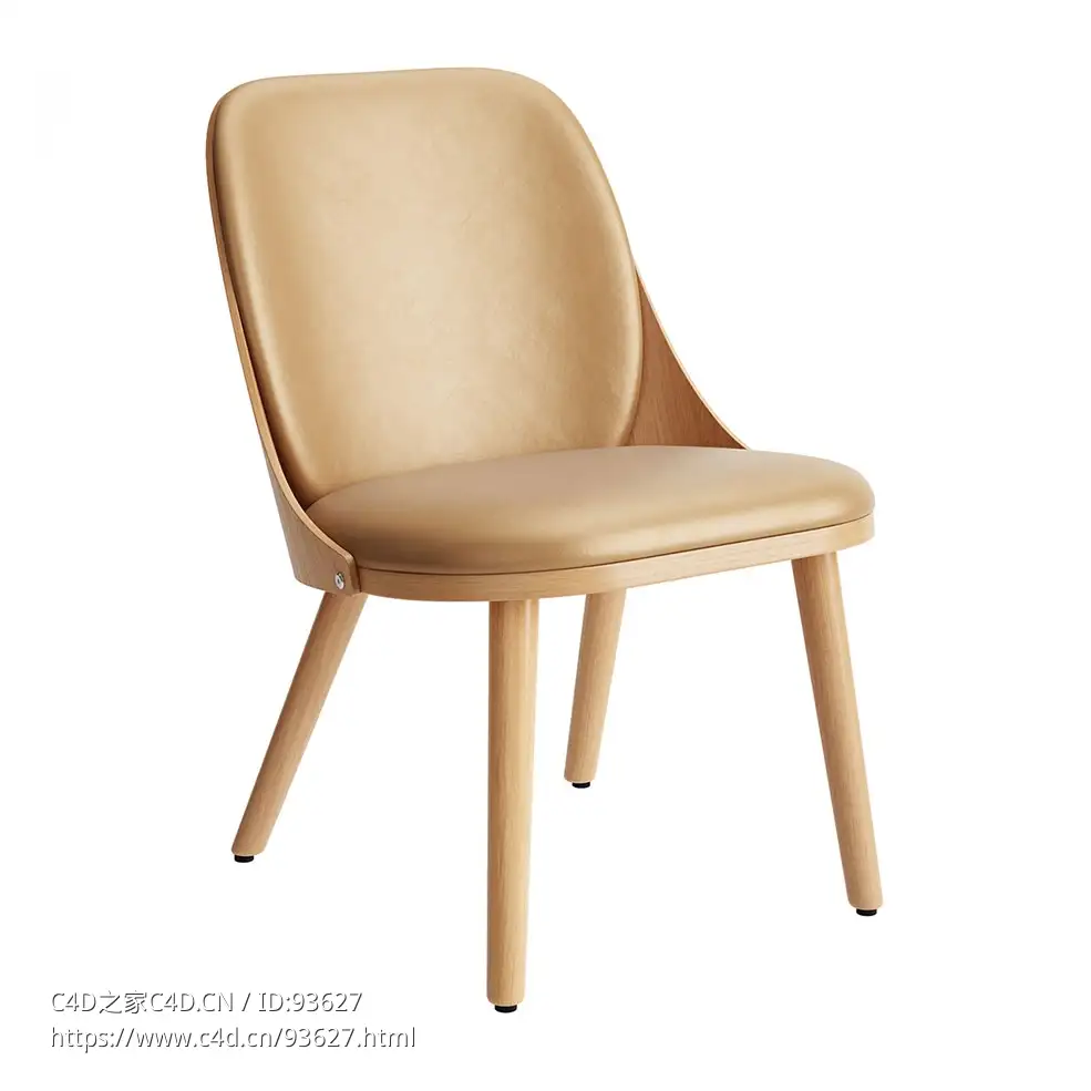 休闲椅Saf110舒适休闲椅3D模型素材下载Sander Lounge Chair Saf110 by Karl Andersson