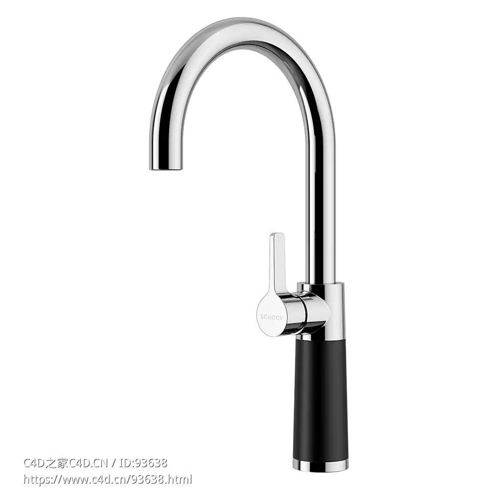 SC-520厨房混合龙头3D模型素材下载SC-520 Kitchen Mixer Tap by Schock
