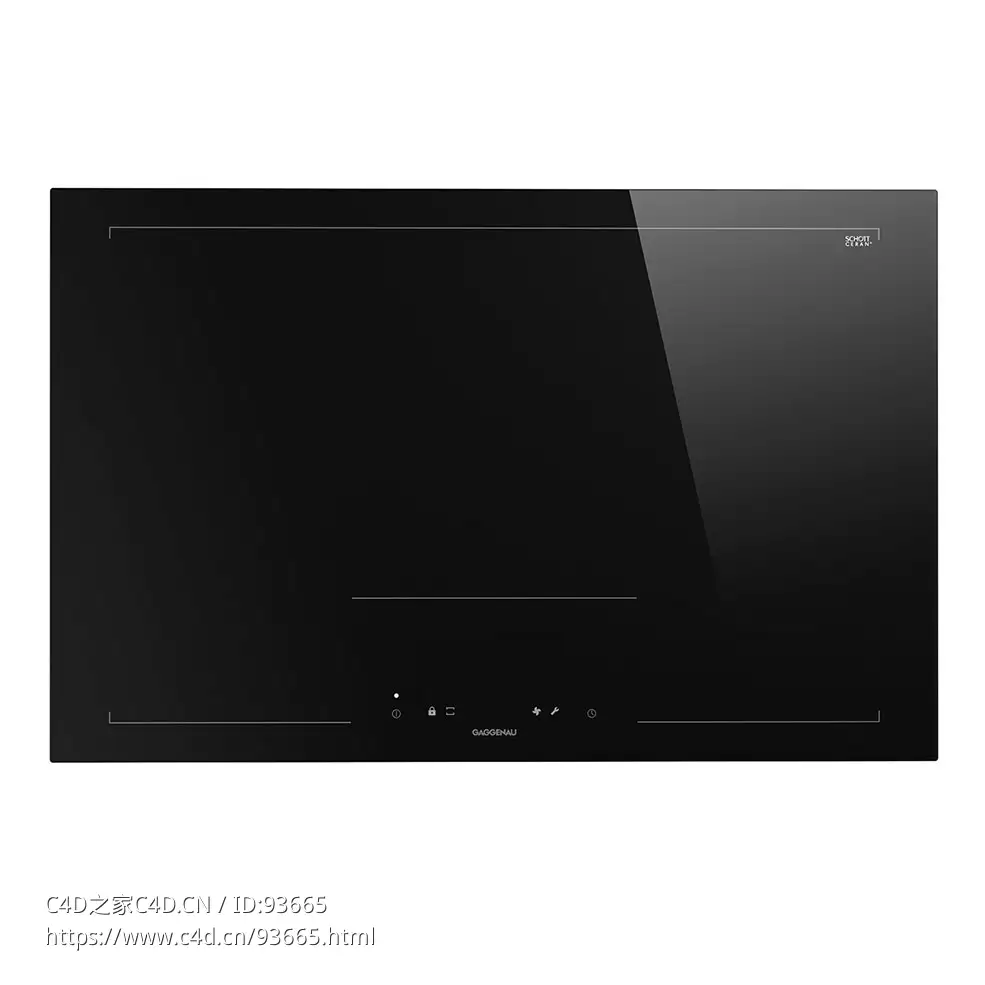 400系列80厘米独立式电磁灶3D模型素材下载Series 400 Induction Hob 80 cm by Gaggena - C4D之家 - 2628.jpg